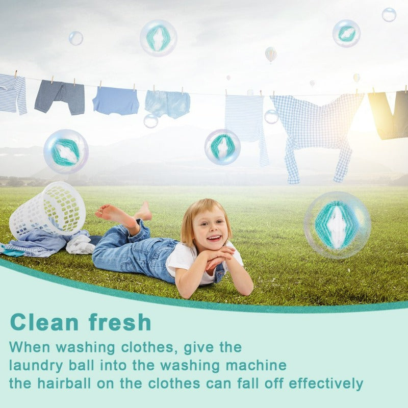 12 Pcs Pet Hair Remover for Laundry Non Toxic Reusable  Laundry Lint Dryer Balls