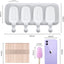 Popsicle Molds Set of 2, Ice Pop Molds Silicone 4 Cavities Ice Cream Mold Oval Cake Pop Mold with 50 Wooden Sticks for DIY Popsicle, Clear