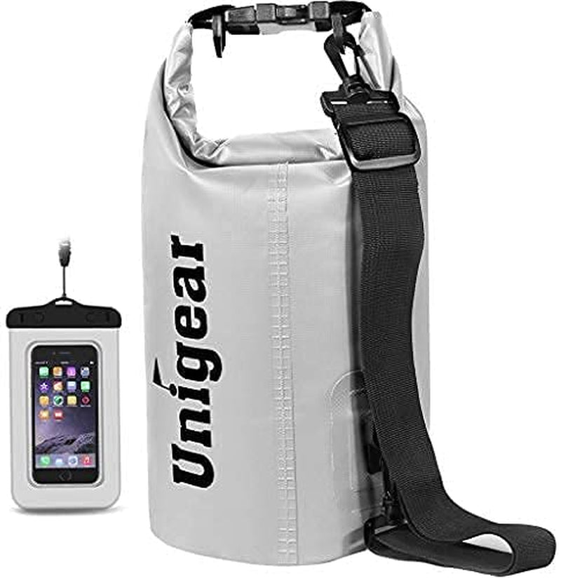 Dry Bag Waterproof, Floating and Lightweight Bags for Kayaking, Boating, Fishing, Swimming and Camping with Waterproof Phone Case