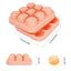  2Pcs Silicone Ice Cube Tray, 3D Rose Ice Molds for Cocktails/Juice/Whiskey Bourbon Freezer, Reusable & BPA Free, Pink