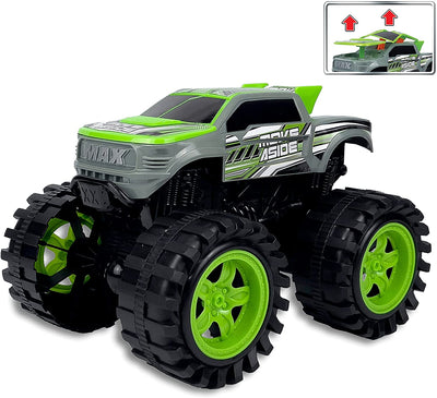 Exploding Monster Truck with Explosive Crash Sounds and Lights, Smash It up Again and Again, Toy for Boys and Girls 3 Years and above [Amazon Exclusive] (Gray)