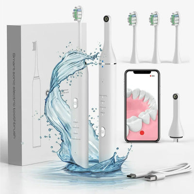 Smart Electric Sonic Toothbrush with Oral Camera, USB Rechargeable Toothbrushes for Complete Oral Care , 3 Modes