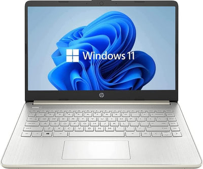 HP 14" Touchscreen Laptop, Windows 11, AMD 3020E Processor, 4GB RAM, 64GB SSD, HDMI, Sparkling Silver (Renewed)