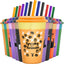  Color Changing Cups with Lids and Straws for Kids 6Pack