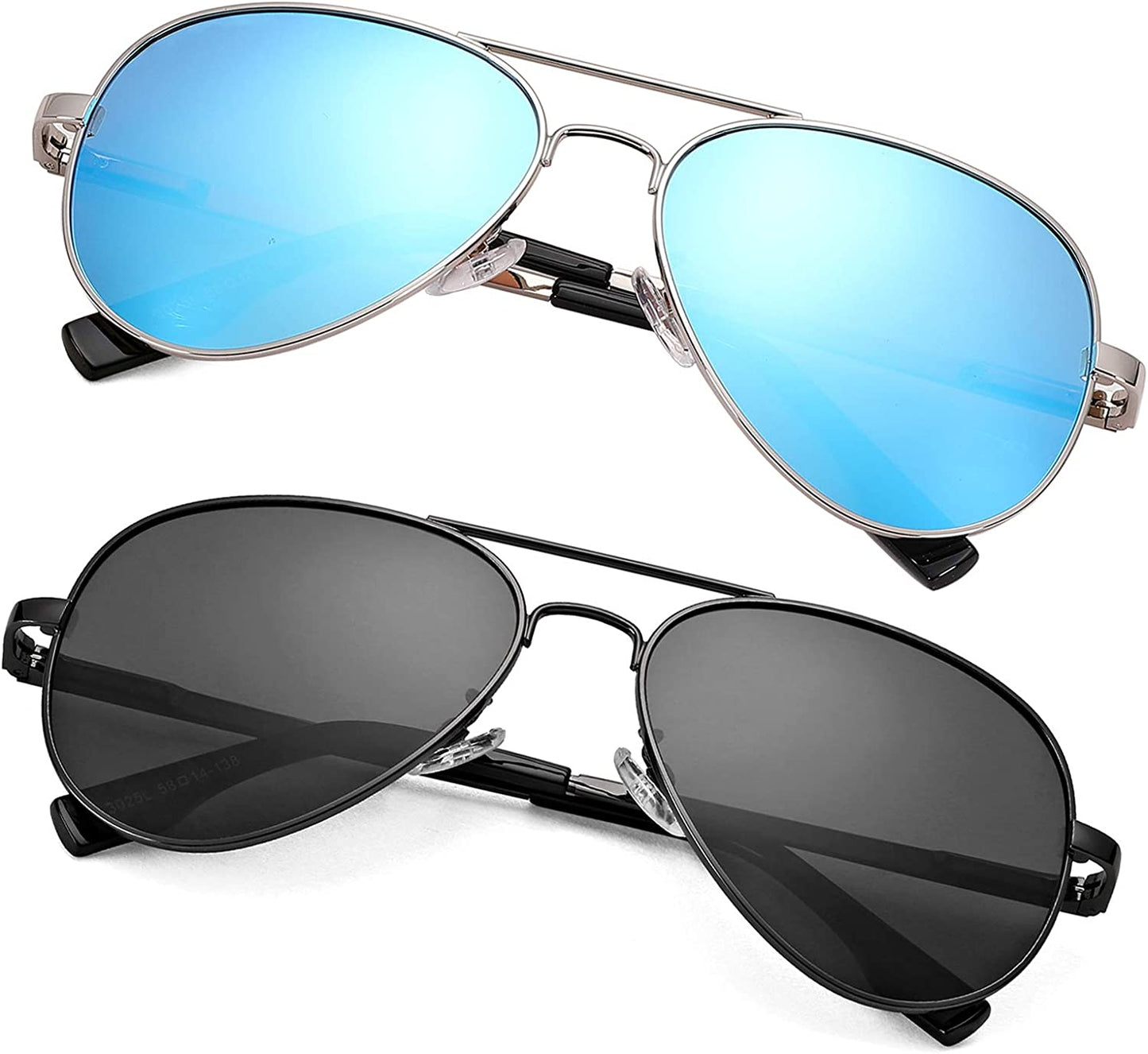  Polarized Aviator Sunglasses for Men Women