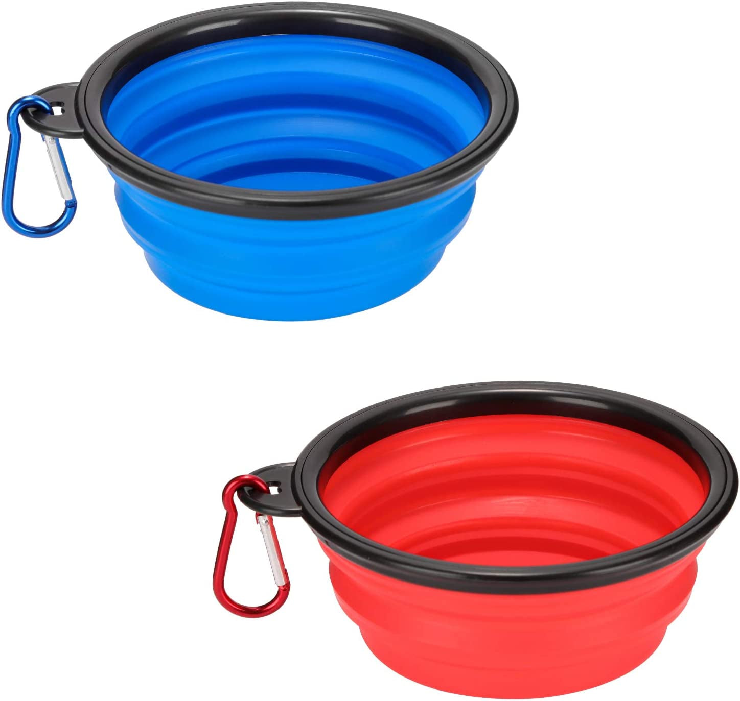 2 Pack Large Size Collapsible Dog Bowl