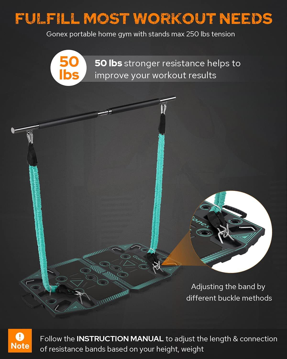  Resistance Bands for Portable Home Gym for Total Body Workouts