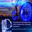 6 Pcs Tire Pack LED Bike Lights for Wheel Bicycle Spoke Lights Bright Blue Waterproof Bike Lights for Night Riding Accessories Front and Back for Kids Adults Night Riding Gifts