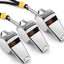 Coach Whistles Metal Whistle with Lanyard, Loud Crisp Sound Sports Whistles for Referees, Coaches, Teachers, Polices, Training, Outdoor Sports, Survival, Emergency
