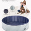 Portable Hard Plastic Pet Bath Pool for Dogs, Collapsible Dog Swimming Pool,31.5 x 8 inches