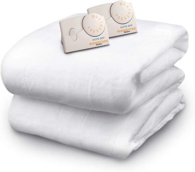 Biddeford Blankets Electric Heated Mattress Pad with Controller Twin, Full, Queen & King