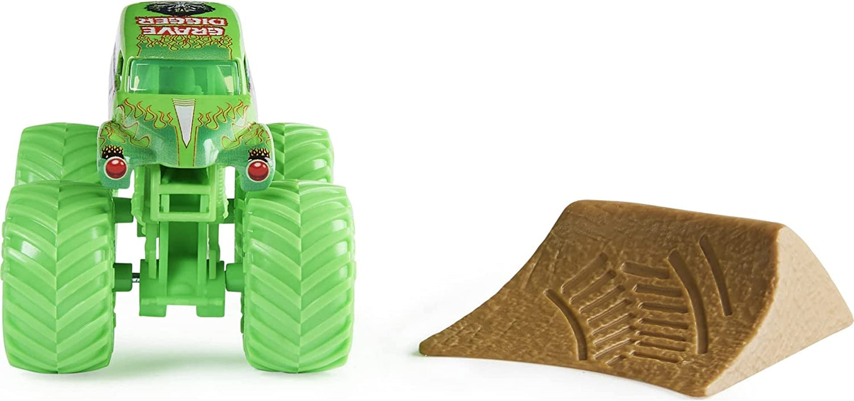 Monster Jam 2022 Spin Master 1:64 Diecast Truck with Bonus Accessory: Hyper Fueled Grave Digger