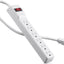 Belkin Power Strip Surge Protector - 6 AC Multiple Outlets, 2 Ft Long Heavy Duty Metal Extension Cord for Home, Office, Travel, Computer Desktop & Phone Charging Brick - 200 Joules, White (2 Pack)