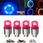  4 Pack LED Wheel Lights with Batteries Included - Car Bike Tire Valve Stem Light, Spoke Flash Lights Car Valve Stems & Caps Accessories, Motion Activated, Safety, Waterproof