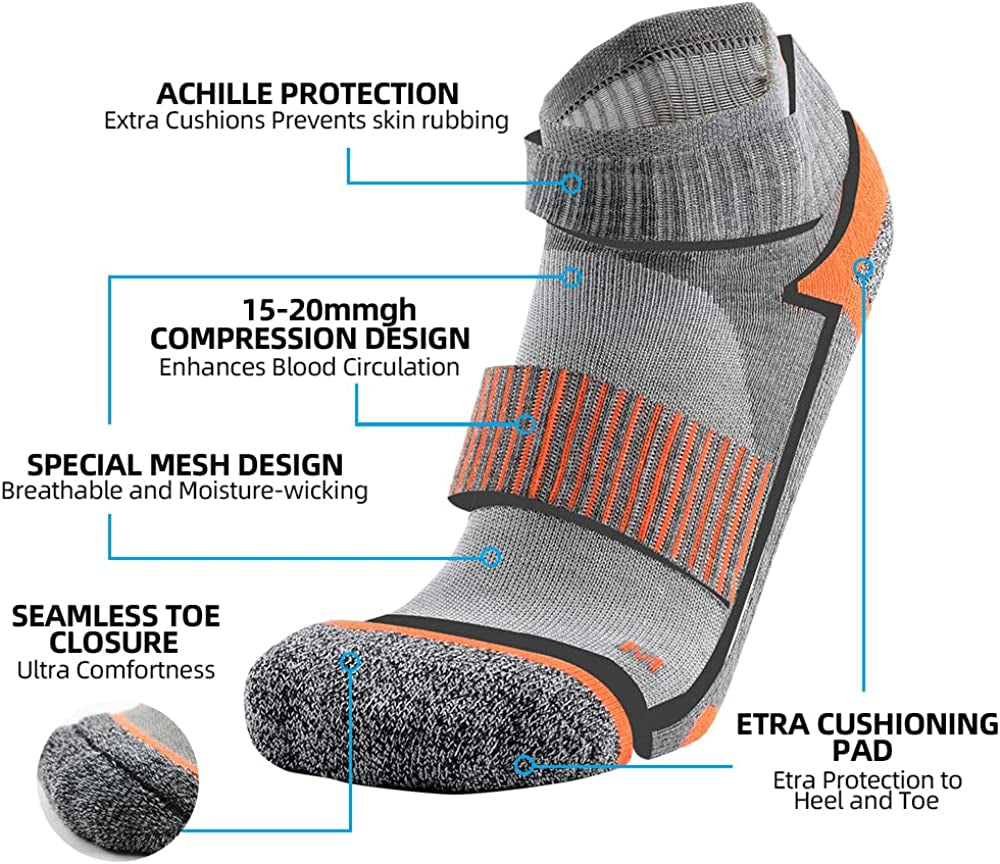 Ankle Running Socks (6-Pairs)