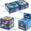 Star Cube Magic Cube 2 in 1 Set, Yoshimoto Cube Infinity Magic 3D Puzzle Cubes for Kids and Adults