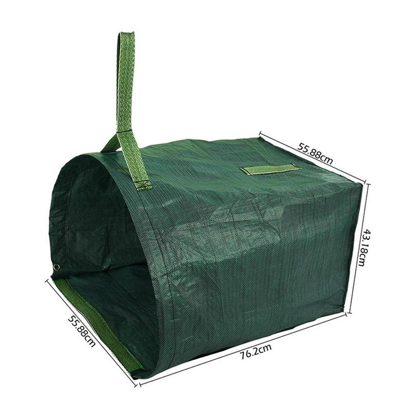 53 Gallon Large Yard Dustpan with Handle Tray-Type Gardening Bags for Easy Waste Collecting Heavy Duty Leaf Containers New