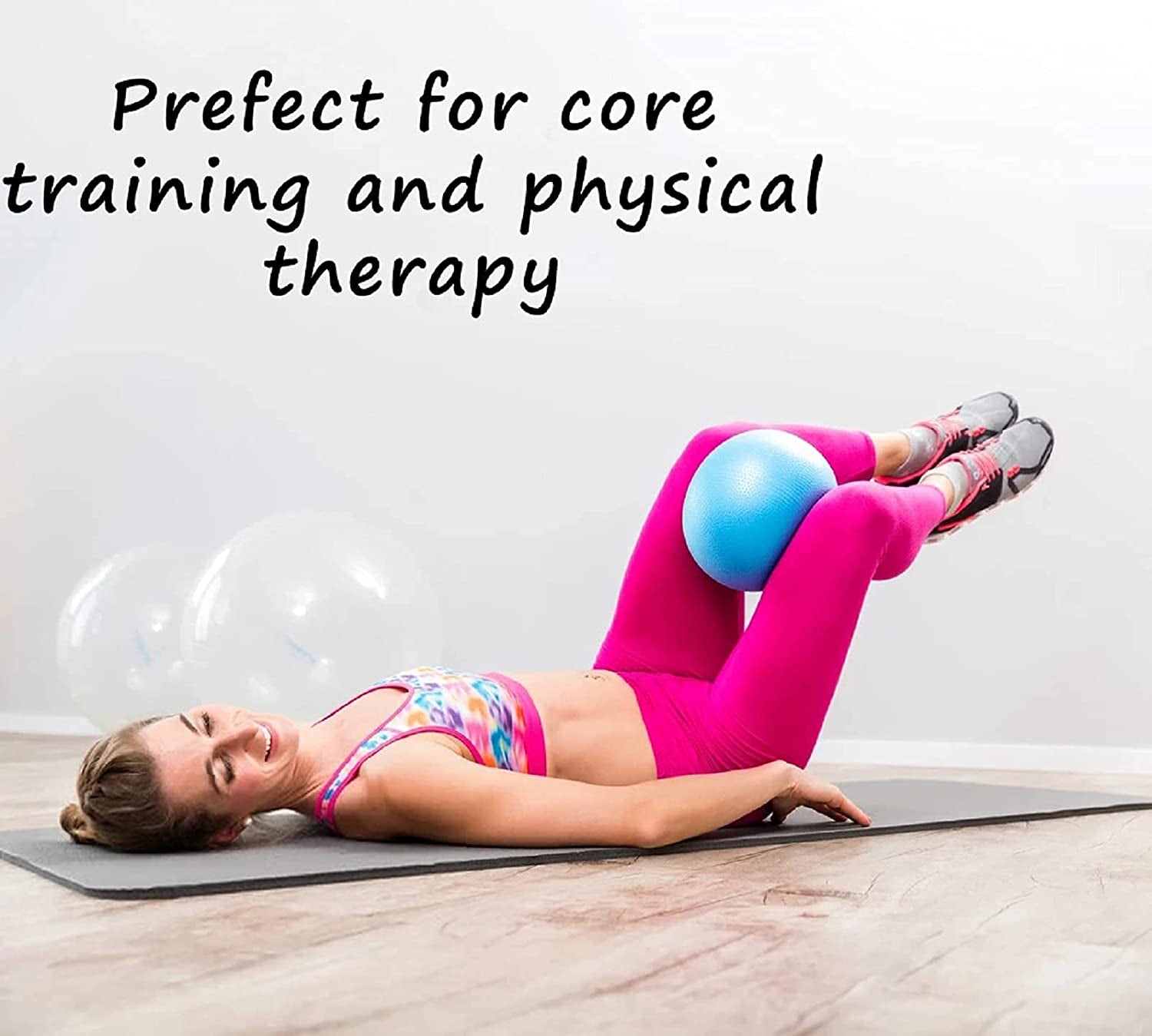 Pilates Exercise Ball  for Home with Pump