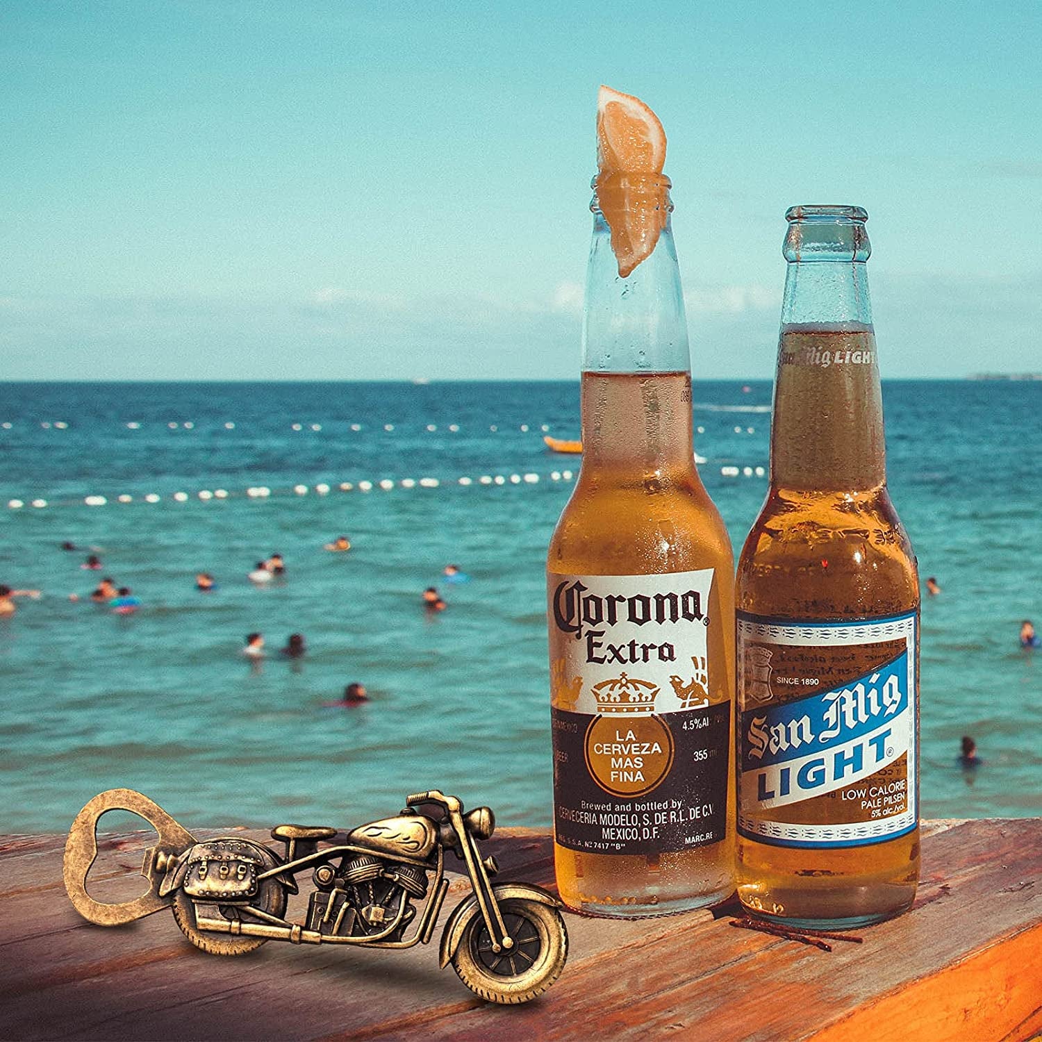 Vintage Motorcycle Bottle Opener