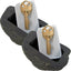  2Pc Hide-a-Spare-Key Fake Rock - Looks & Feels Like Real Stone - Safe for Outdoor Garden or Yard, Geocaching