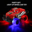 4 Pack 4 Colors Light up Monster Truck Set with Flashing LED Wheels, Best Gift for Boy and Girl Age 3+ Years Old. Push N Go Car, Monster Car Toy for Kids Child Toddler Birthday Party Favors