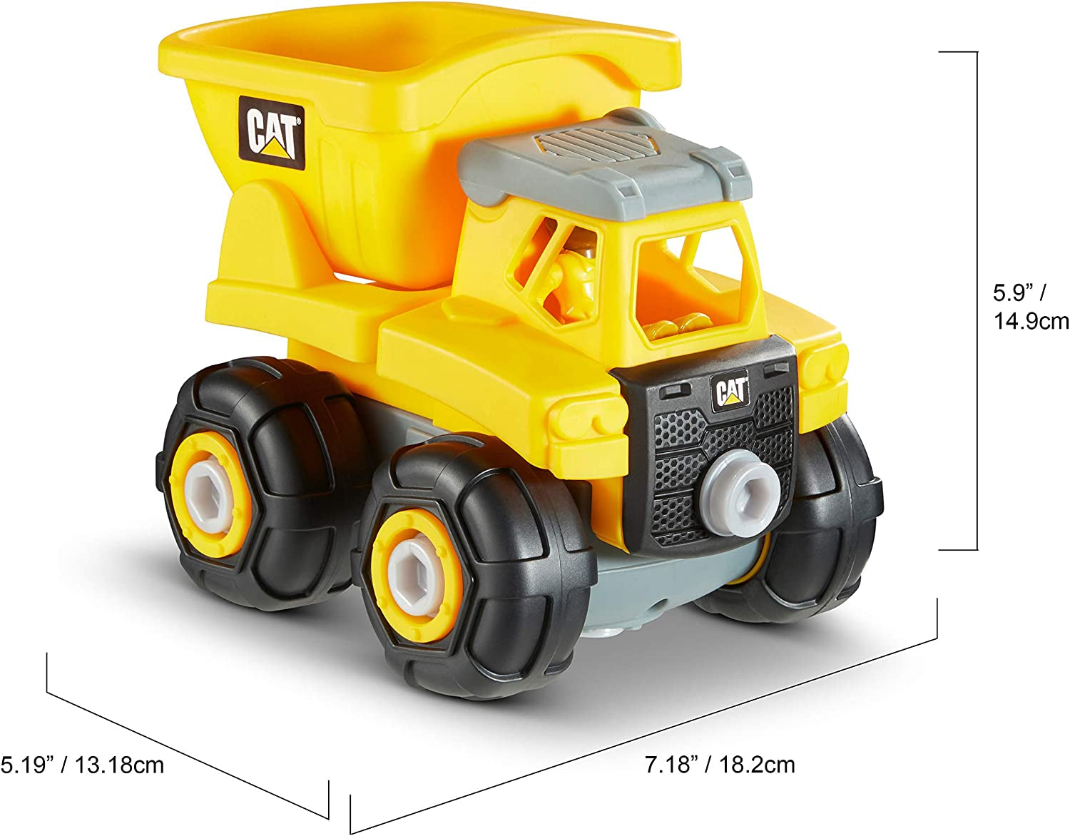 Cat Construction Build Your Own Junior Crew Dump Truck Building Toy