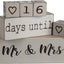  Wedding Day Countdown Calendar Blocks 