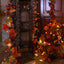 2 Pack Fall Maple Garland with 40 LED for Home Wedding Party Christmas - 5.8Ft/Pc