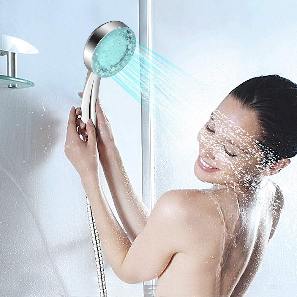 Colorful Shower Head Home Bathroom 7 Colors Changing LED Shower Water Glow Light