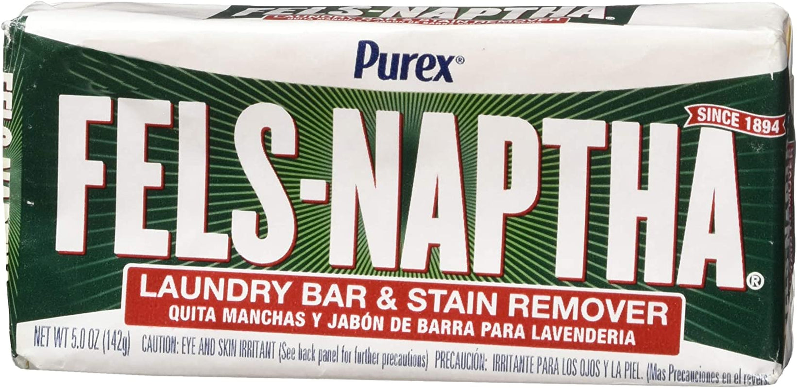 Fels Naptha Laundry Soap Bar - 5.0 oz - 2 pk