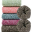  5 Pairs Wool Socks for Women Warm Winter Thermal Thick Socks Gifts for Women