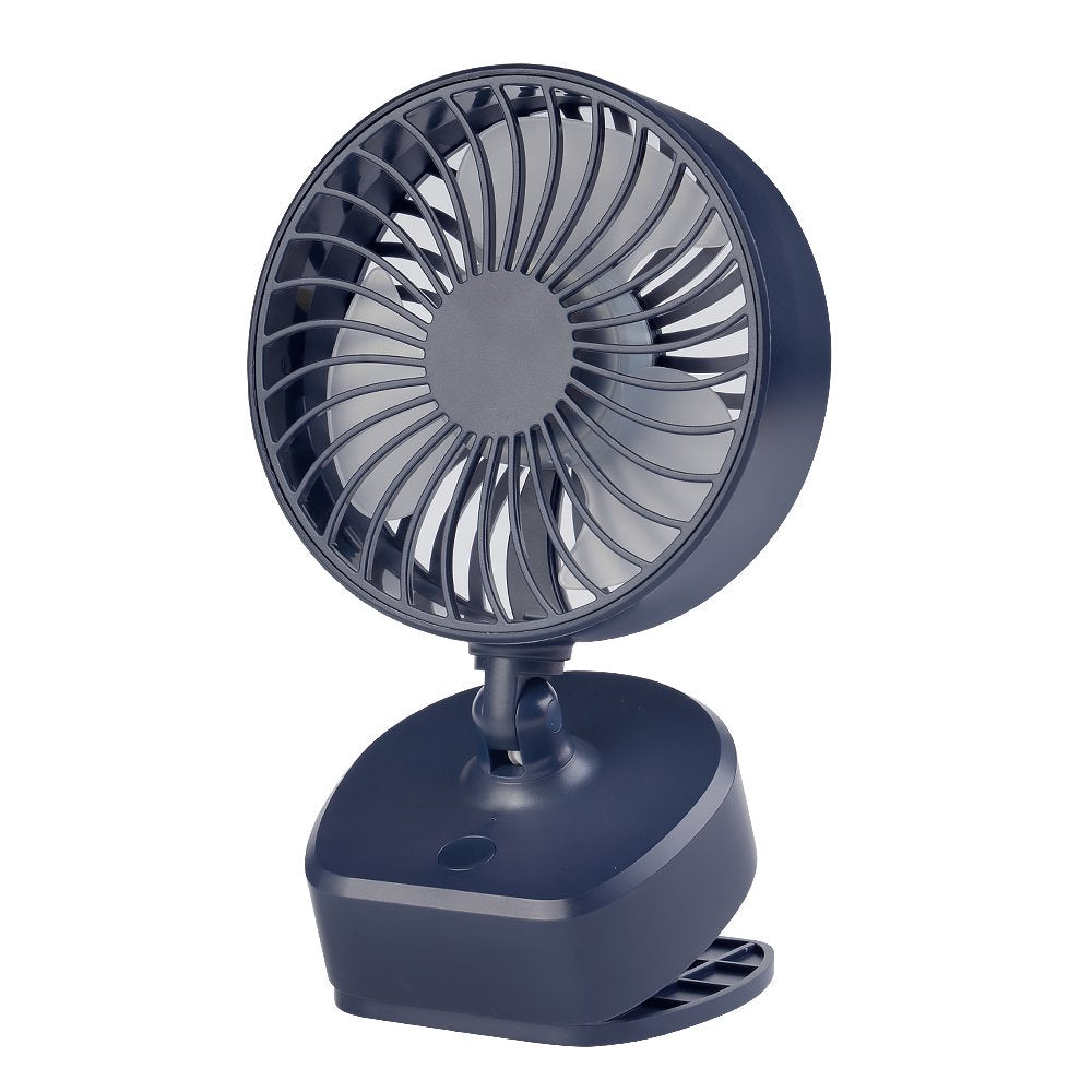  4 Inch Clip on Fan Personal Cooling Fan Desk Fan Battery Operated Fan Mini Car Fan Sturdy Clamp 3 Speeds Quiet Adjustable Tilt for Bedroom Office Desktop Treadmill White