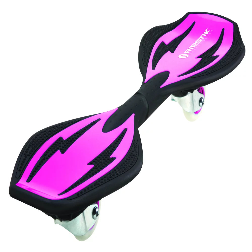 Razor Black Label Ripstik Ripster Caster Board Classic - 2 Wheel Pivoting Skateboard with 360-Degree Casters, for Kids, Teens, and Adults