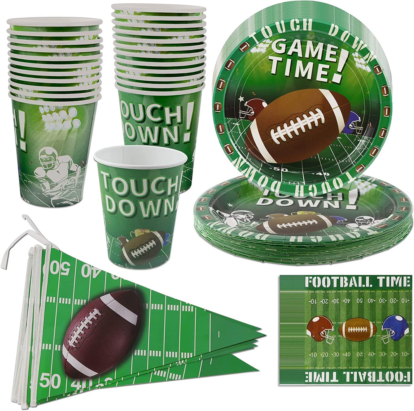 Football Themed Party Supplies Kit