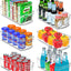 Small Pantry Organizer - Set of 4 Refrigerator Organizer Bins-Bpa Free Fridge Organizer for Freezers, Kitchen Countertops and Cabinets