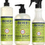 Mrs. Meyer's Kitchen Essentials Set, Includes: Hand Soap, Dish Soap, and All Purpose Cleaner, Geranium, 3 Count Pack