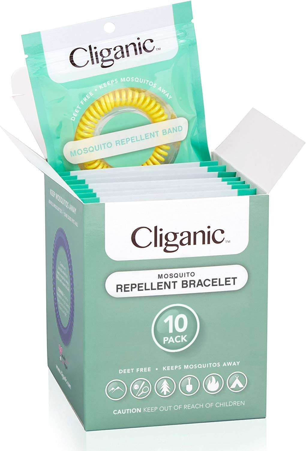 10 Pack Mosquito Repellent Bracelets