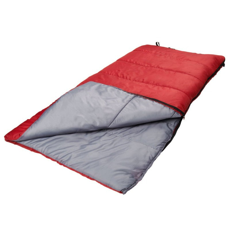 33"X75"  Warm Weather 50-Degree Red Sleeping Bag