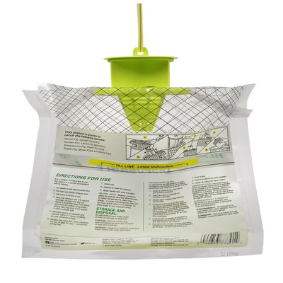 RESCUE! Outdoor Disposable Hanging Fly Trap, 6 Count