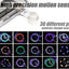  Bike Wheel Lights, Bicycle Wheel Lights Waterproof RGB Ultra Bright Spoke Lights 14-LED 30pcs Changes Patterns -Safety Cool Bike Tire Accessories Kids Adults-Visible from All Angle