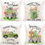  Set of 4 Farmhouse Spring Gnomes Pillowcases