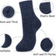Wool Socks for Women, 5 Pairs of Warm Winter Cozy Thermal Thick Socks