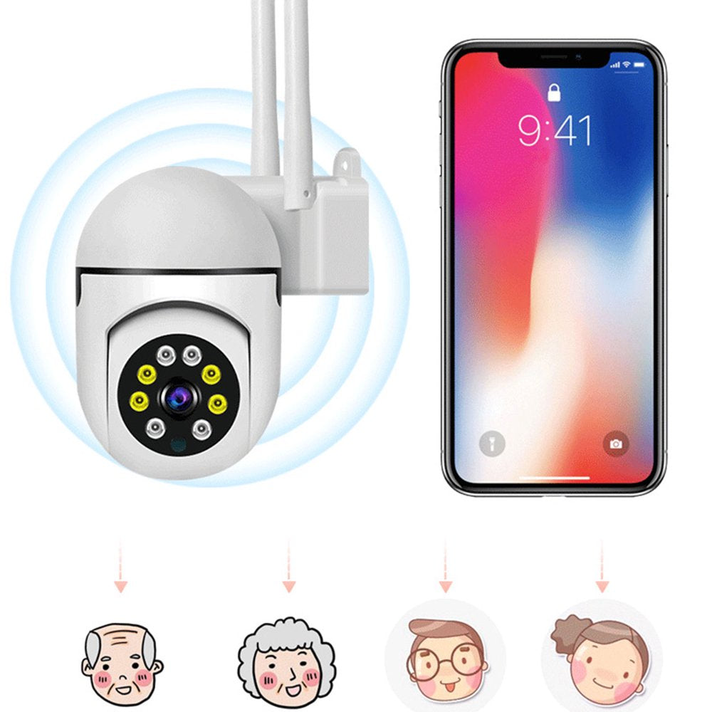 Oenbopo 2.4Ghz & 5G Security Camera, 1080P Wireless Security Cameras Outdoor, 360 Degrees outside Surveillance Cameras for Home Security with Motion Detection, 2-Way Audio