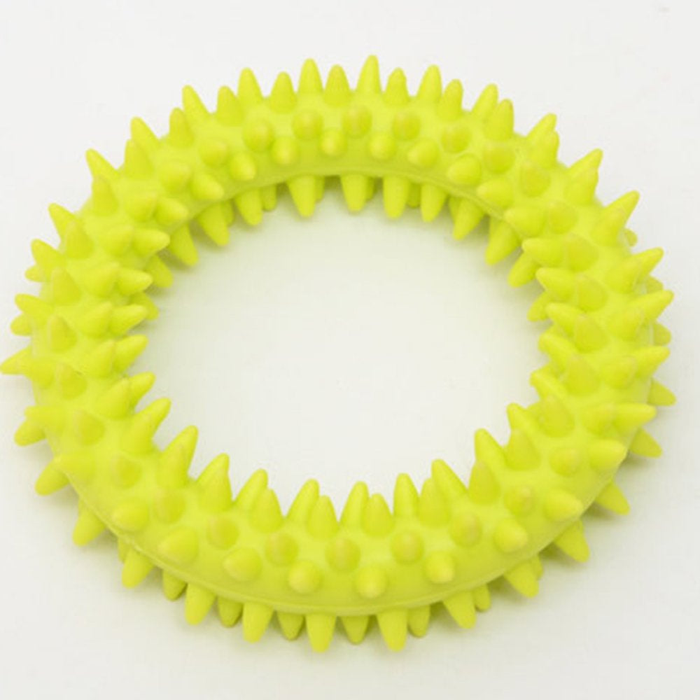 Pet Enjoy Dog Chew Toys for Aggressive Chewers Large Breed,Thorn Circle Ring Toys Long-Lasting Indestructible Dog Toys,Tough Durable Puppy Teeth Cleanning Toy for Dogs Pets
