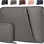 Stylish and Modern Leather Laptop Sleeve 14-15.6 Inch Laptop Case Waterproof Handle Business Laptop Bag Compatible with Macbook Pro, Macbook Air, Hp, Lenovo, IBM, Dell, Asus Notebook