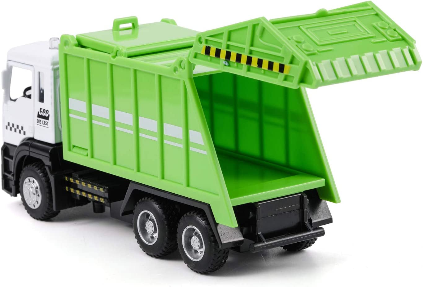 Garbage Truck Toys Alloy Diecast Cars Trash Truck Wiht Light and Sound Recycled Trucks Toy for Boys Age 3,4,5,6,7 (1PC) (Garbage Truck)