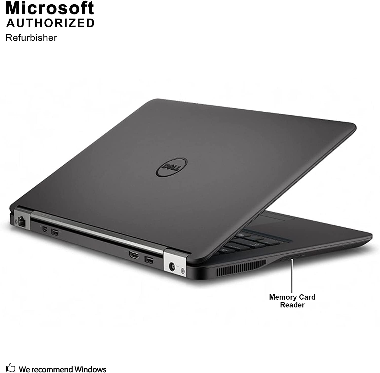 Dell Latitude E7450 UltraBook FHD (1920 x 1080) Business Laptop Intel Dual Core i7-5600U, 8GB Ram, 256GB Solid State SSD, HDMI, Camera, WIFI, Win 10 Pro (Renewed)