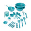 28-Piece Plastic Kitchen Tools and Gadgets Set, Navy Blue