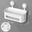 Shower Caddy,  Waterproof Shower Caddy Suction Cup No-Drilling Removable Shower Shelf Powerful Heavy Duty Hold up to 22Lbs