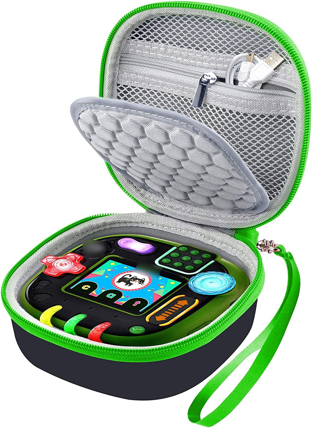 Comecase Case for Leapfrog Rockit Twist Handheld Learning Game System, Perfect Toy Box Storage for Kids Children -Purple